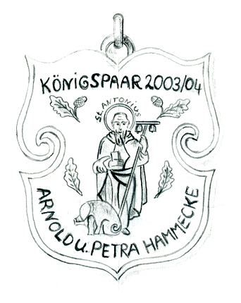Schuetzenorden Koenigspaar-2003-Hammecke
